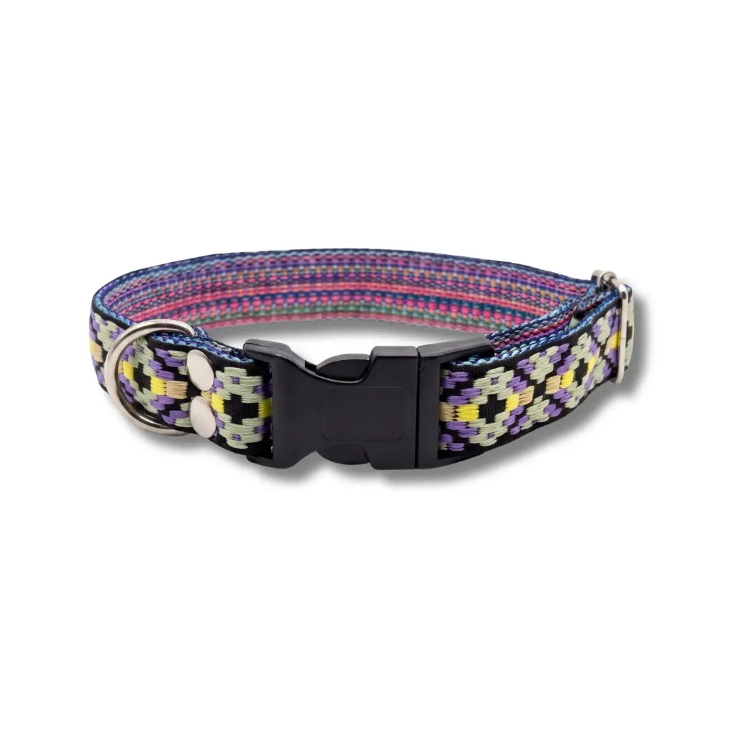 collar-lila-perro-artesanal-mexicano-tela-resistente-mexico collar-lila-perro-artesanal-mexicano-tela-resistente-mexico